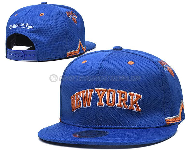 gorras de hip hop new york knicks de chh96 azul