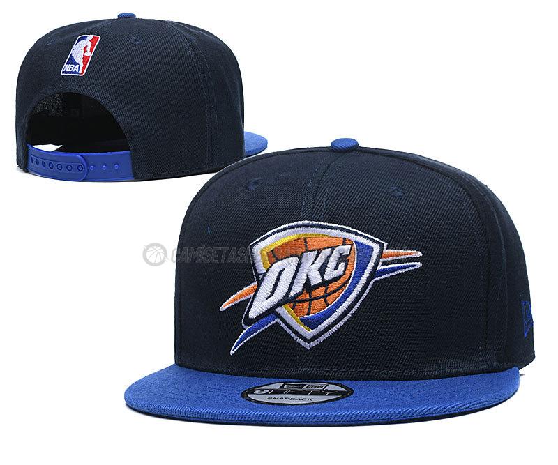 gorras de hip hop oklahoma city thunder de chh99 negro