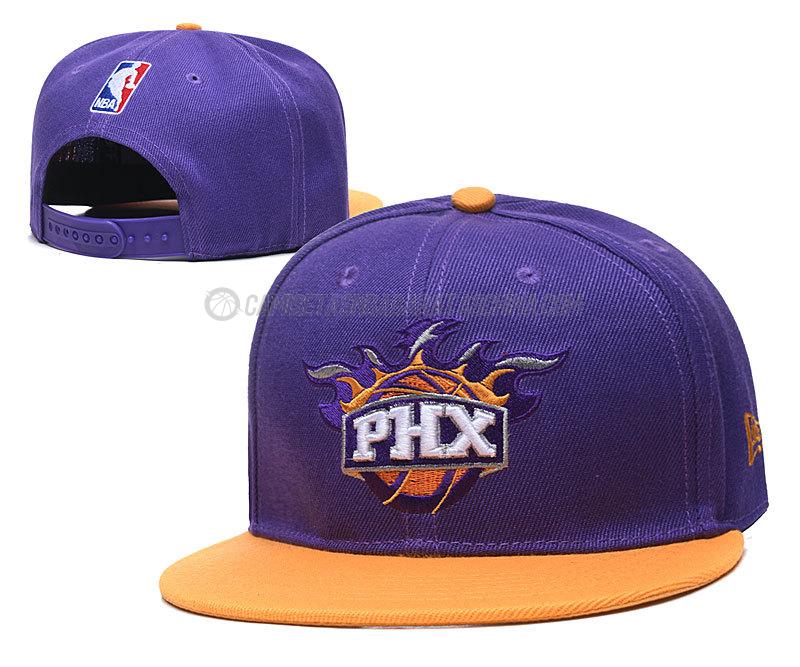 gorras de hip hop phoenix suns de chh109 púrpura