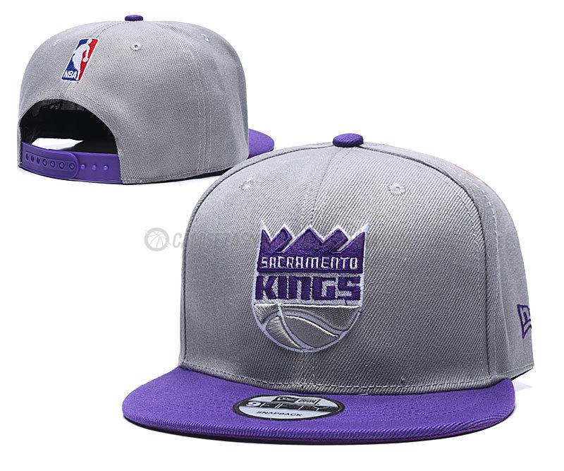 gorras de hip hop sacramento kings de chh119 gris