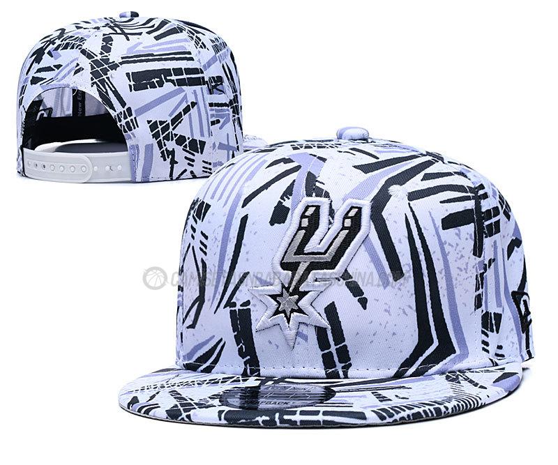 gorras de hip hop san antonio spurs de chh111 blanco