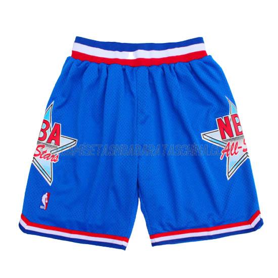 pantalones cortos de baloncesto all-star de 1992 azul