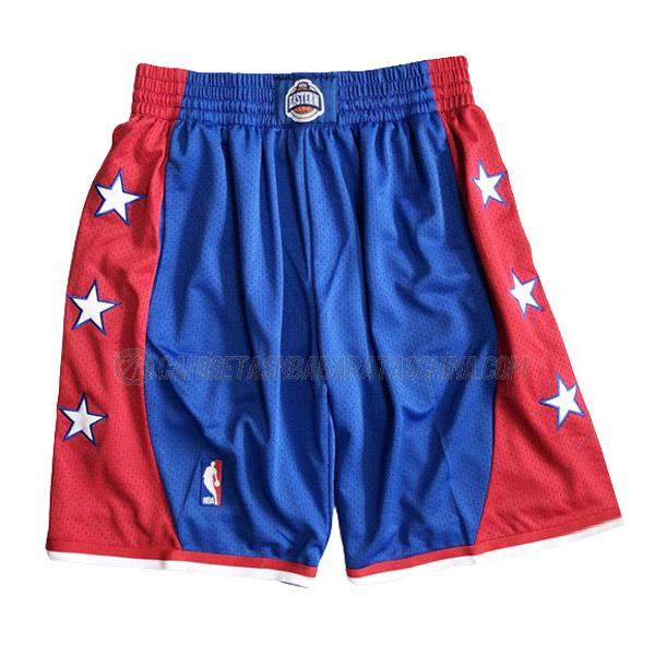 pantalones cortos de baloncesto all-star de 2004 azul