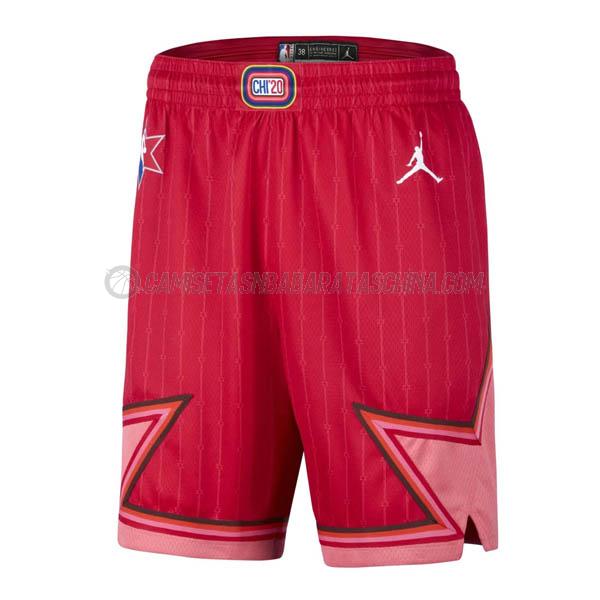 pantalones cortos de baloncesto all-star de 2020 rojo