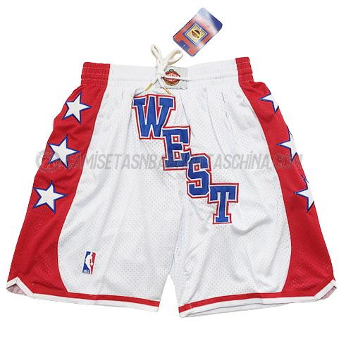 pantalones cortos de baloncesto all-star de just don 2004 blanco