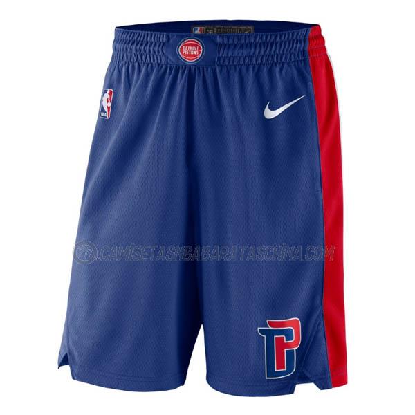 pantalones cortos de baloncesto detroit pistons de 2023 azul