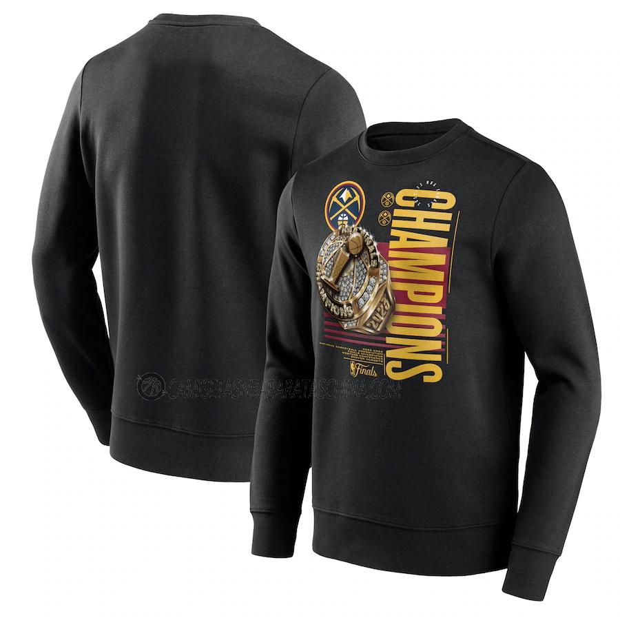 sudadera denver nuggets de 23621a1 hombre nba champions 2022-23 negro