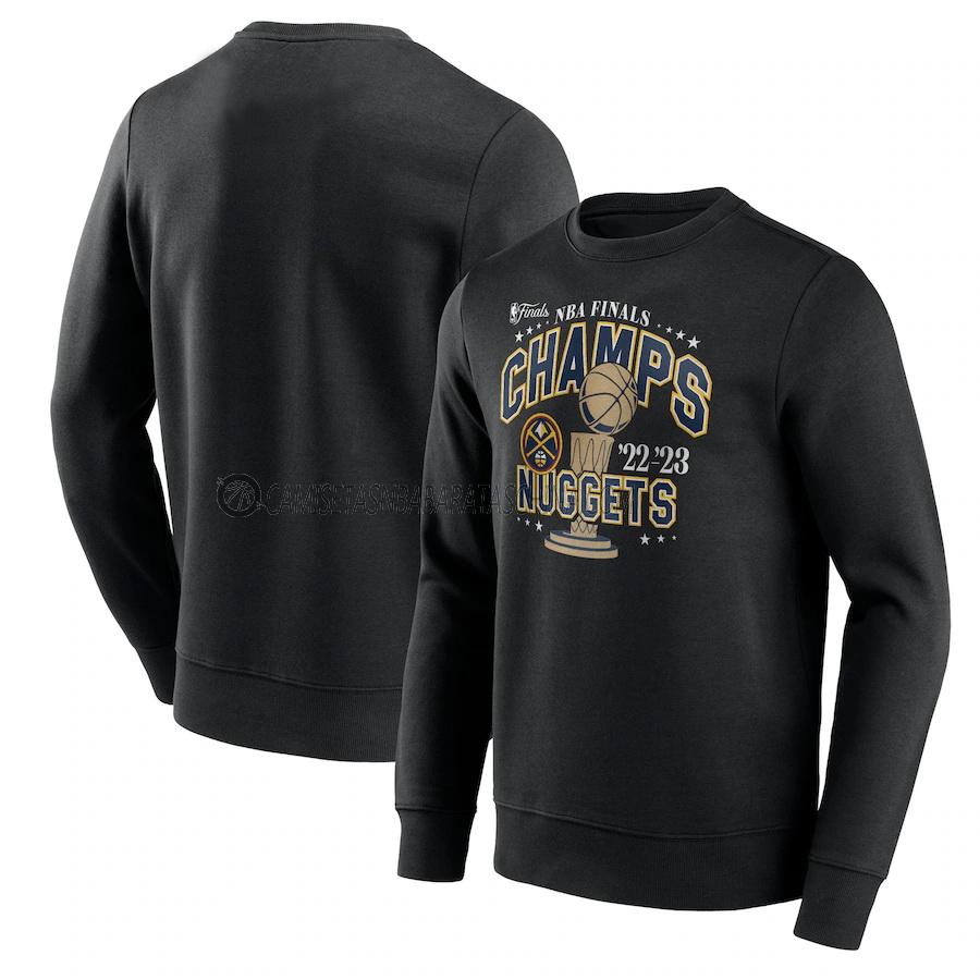 sudadera denver nuggets de 23621a2 hombre nba champs 2022-23 negro