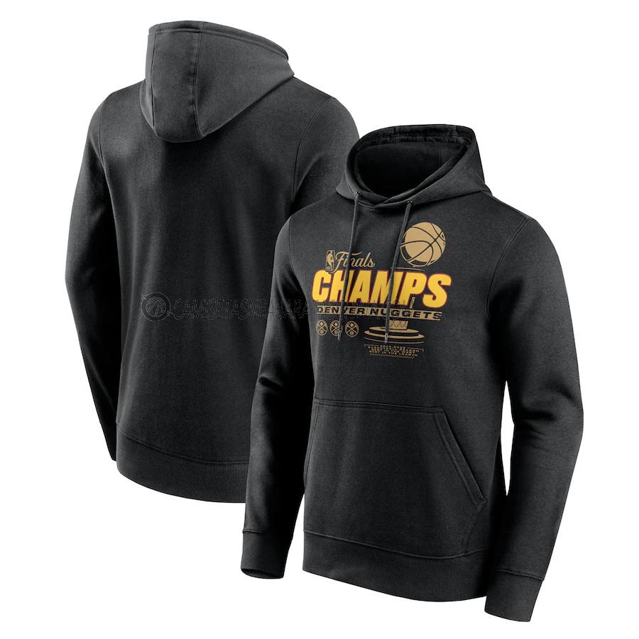 sudadera denver nuggets de 23621a8 hombre nba champs 2022-23 negro